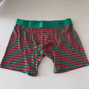 Shinesty Christmas Striped Ball Hammock Pouch Underwear - Size M - In Bag.